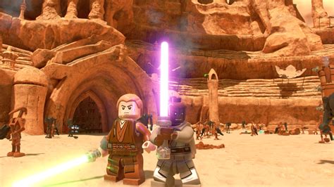 is lego star wars multiplayer, and does it involve building lightsabers out of spaghetti?