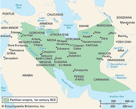 パルティア帝国の建国、ローマ帝国との永続的な対立、古代イランにおける権力構造の変化